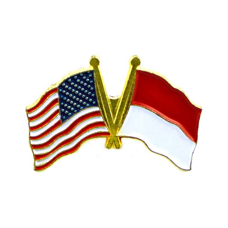 Pin Lapel Enamel Bendera Negara untuk dijual