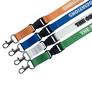 Lanyard Poliester Hijau 15mm dengan Safety Breakaway