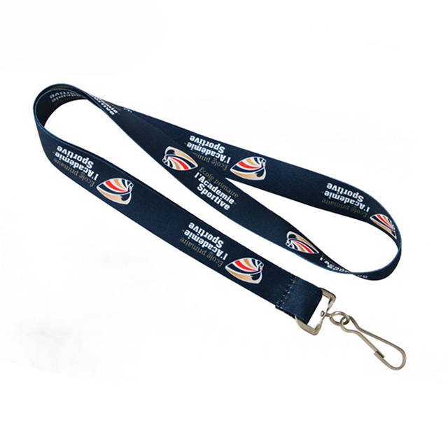 pemegang lencana lanyard bahan nilon pukal