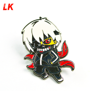 Tiada Minimum Pengeluar Kilang Tersuai Enamel Lembut Kilauan Anime Kartun Pin Lapel Lencana Logam Pin Enamel Keras