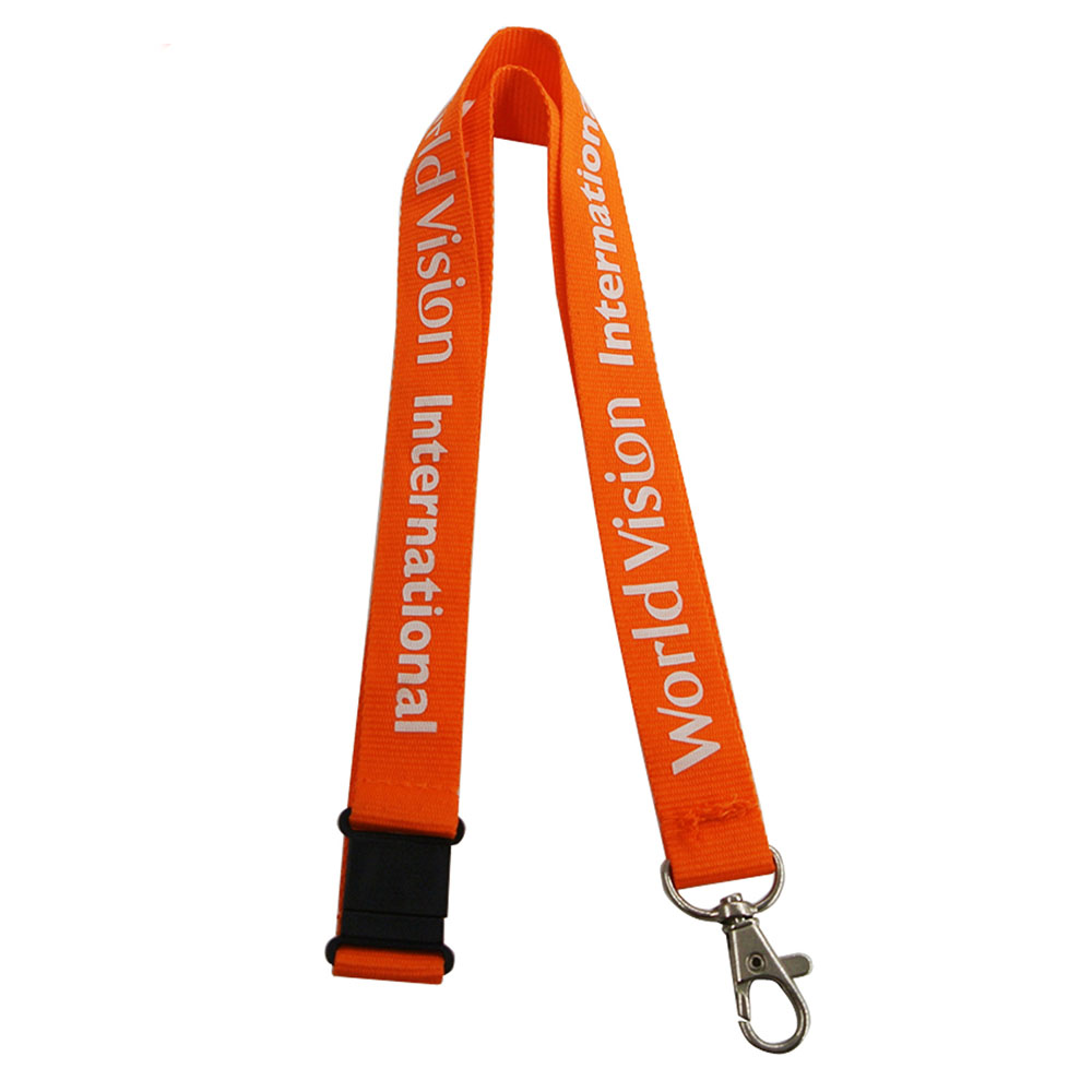 lanyard nilon rantai kunci tersuai berkualiti tinggi